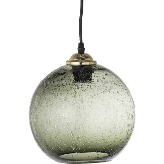 Bloomingville Alber Hängelampe Grün Glas, 21 cm