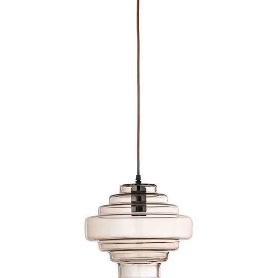 Bloomingville Ilua Hängeleuchte Glas braun 27x23 cm