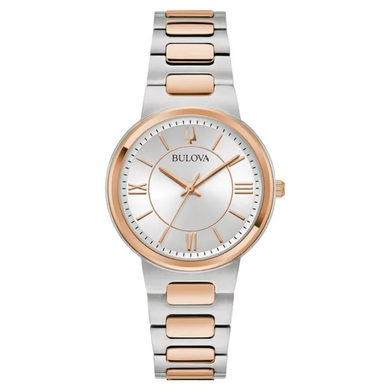 Bulova Classic 98L327 Damenuhr Rosgold 32 mm