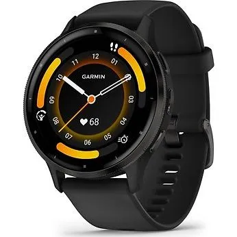 Garmin Venu 3 45 mm schwarz/schiefergrau Silikonarmband