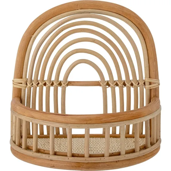 Bloomingville Preet Wandregal Rattan natur, 30 x 31 cm