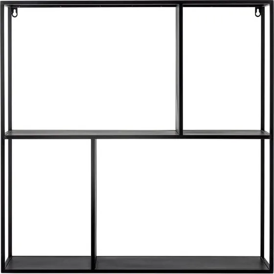 Bloomingville Mack Wandregal, schwarz, 71x71 cm