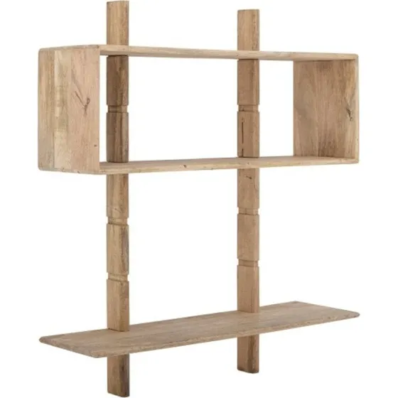 Bloomingville Millian Wandregal aus Mango-Holz, Natur