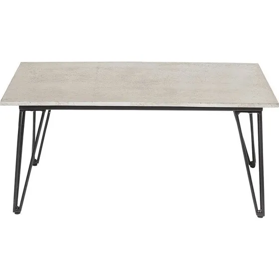 Bloomingville Mundo Couchtisch Grau 90x60 cm Beton & Metall