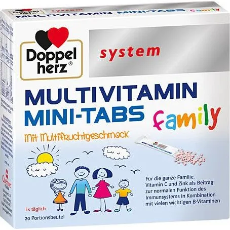 Doppelherz system VITAMIN D+C Mini-Tabs family 20 St