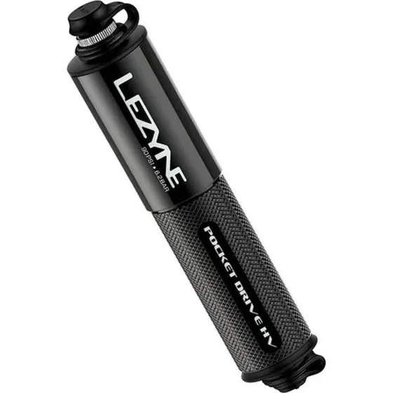 Lezyne Pocket Drive HV Minipumpe Schwarz