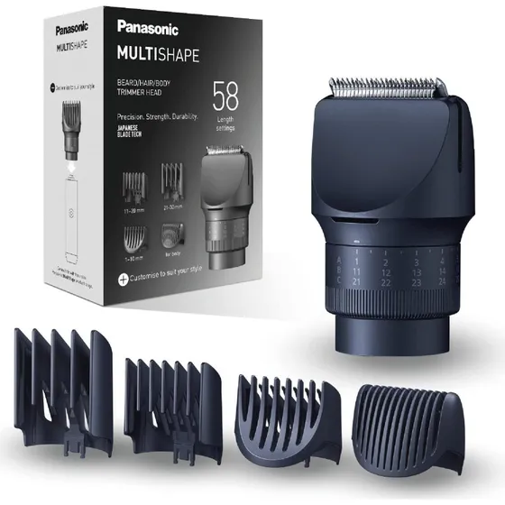 Panasonic ER-CTW1-A301 Multishape Trimmeraufsatz Bart, Haare, Krper