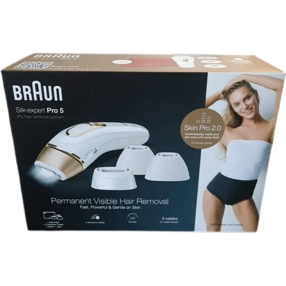 Braun Silk-expert Pro 5 PL5382 Wei/Gold