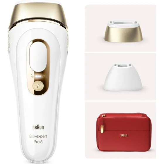 Braun Silk-expert Pro 5 PL5160 IPL Haarentferner Wei/Gold