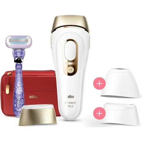 Braun Silk-expert Pro 5 PL5267 IPL Epilierer Gold/Wei
