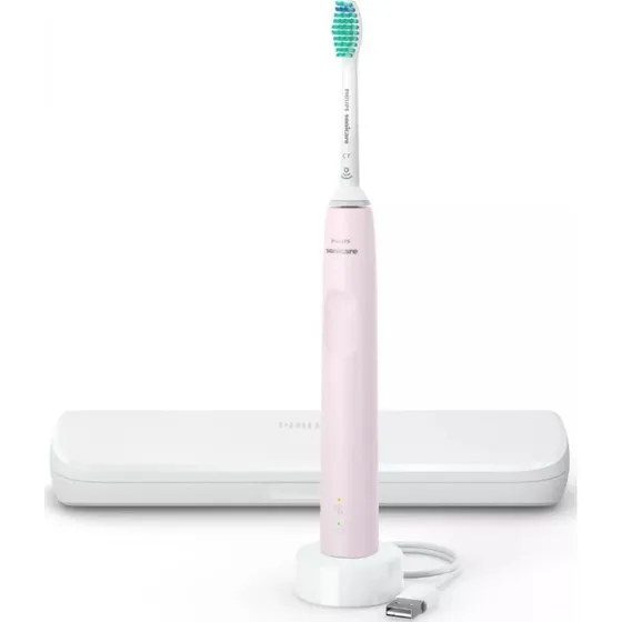 Philips Sonicare 3100 Schallzahnbrste rosa HX3673/11 mit Reiseetui