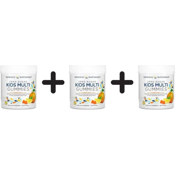 Nordic Naturals Kids Multi Zero Sugar 120 Gummies