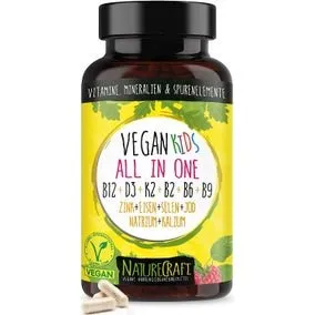 NatureCraft Vegan Kids All-in-One 120 Kapseln