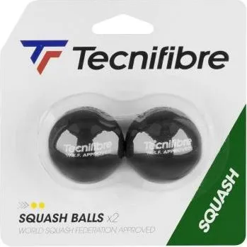 Tecnifibre Squashblle doppelgelb 2er Pack