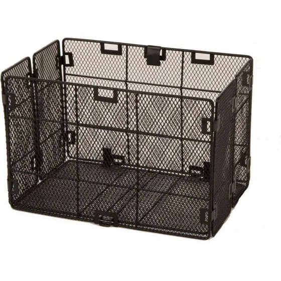 BASIL Klappkorb Catania schwarz 33x23x20 cm