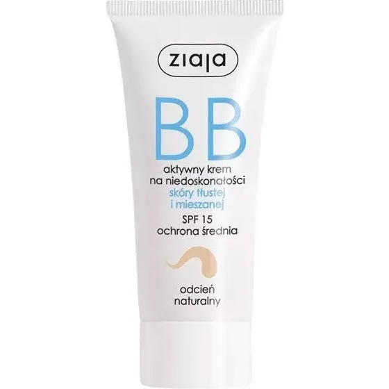 Ziaja BB Creme Natural für fettige & Mischhaut LSF 15, 50 ml