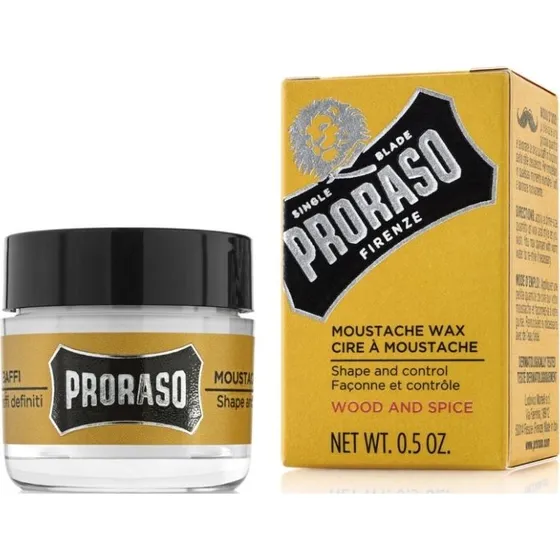 Proraso Moustache Wax Wood & Spice 15 ml