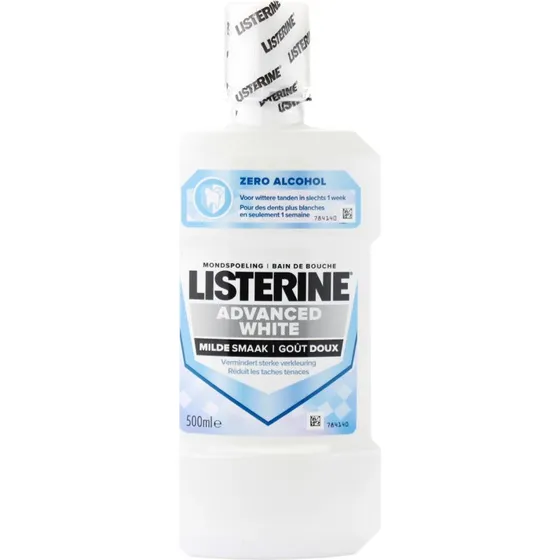 LISTERINE Advanced White Mundspülung Milder Geschmack 500ml