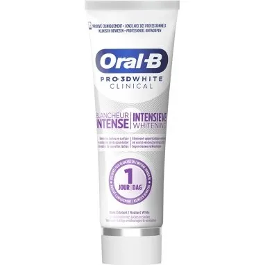 Oral-B Pro 3D White Clinical Zahnpasta Intensive Weiß 75 ml