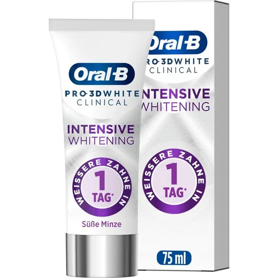 Oral-B Pro 3D White Clinical Intensive Whitening Zahnpasta, 75 ml