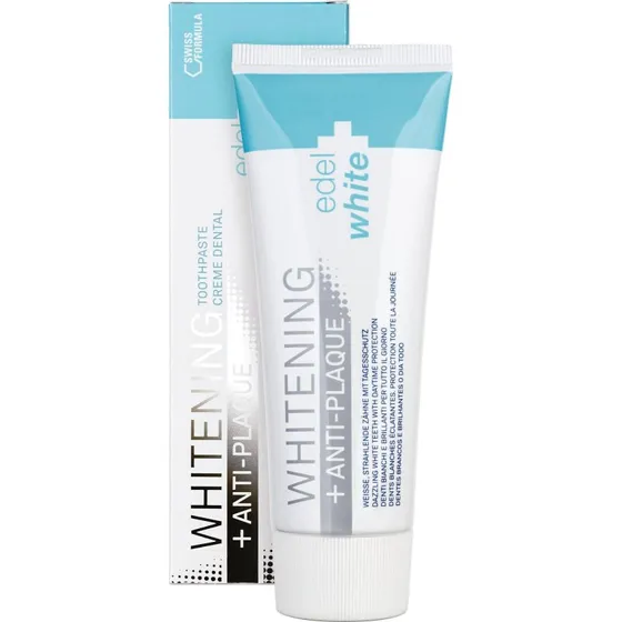 edelwhite Anti-Plaque + Whitening Zahnpasta 75 ml