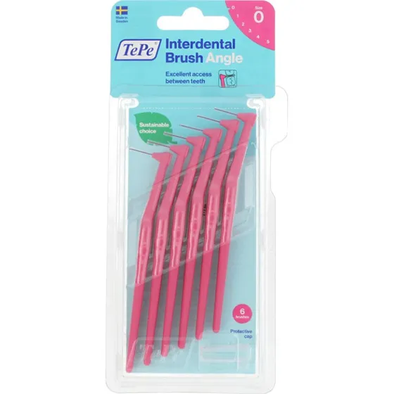 TePe Angle Interdentalbürsten 0,4 mm rosa (6 St.)