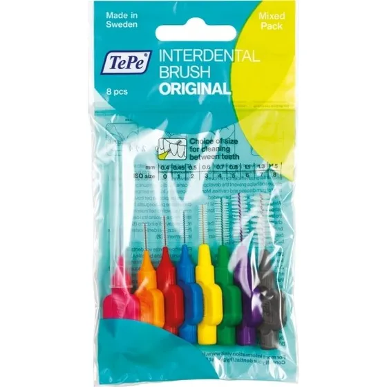 TePe Interdentalbürsten Set 8er Pack gemischt