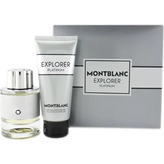 Montblanc Explorer Platinum Set 60ml Eau de Parfum & 100ml Shower Gel