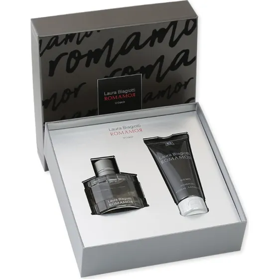 Laura Biagiotti Romamor Uomo 75 ml Eau de Toilette + 100 ml Duschgel