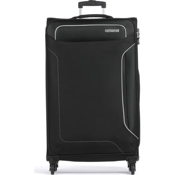 American Tourister Holiday Heat 4-Rollen-Trolley schwarz