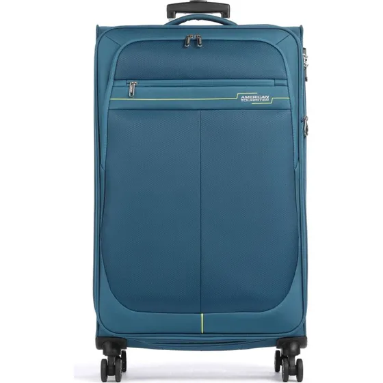 American Tourister Deep Dive 4-Rollen Trolley 80 cm teal/lime