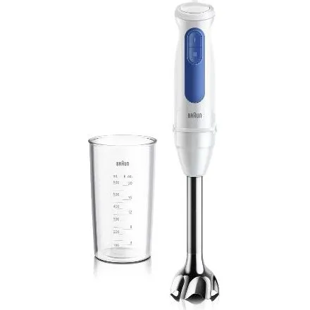 Braun MQ30001M Stabmixer MultiQuick 3, 900 W, 600 ml (Blau/Wei)