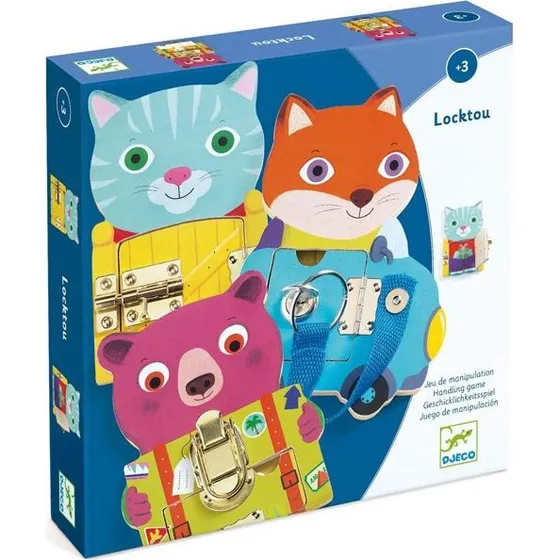 Djeco Locktou Lernspiel mit Koffern