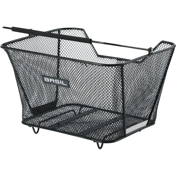 Basil Lesto Fahrradkorb aus Edelstahl, gro (bis 10 kg)
