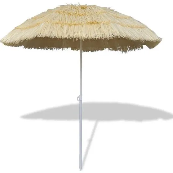 vidaXL Strandschirm Hawaii-Stil 1,8 m kippbar