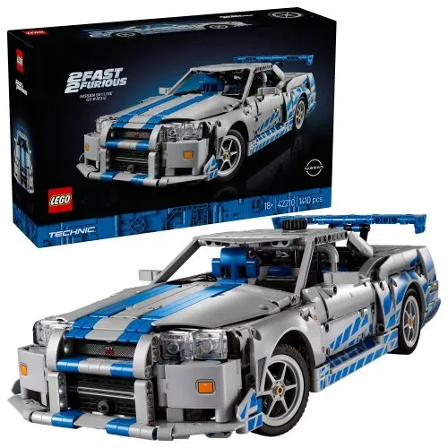 LEGO Technic 42210 2 Fast 2 Furious Nissan Skyline GT-R (R34)