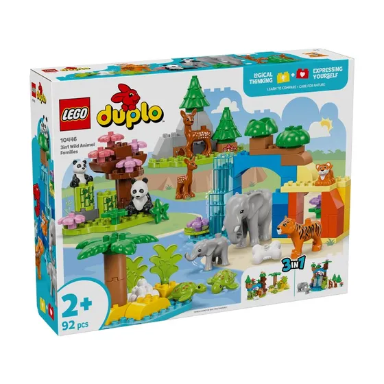 LEGO DUPLO 10446 Wildtier-Familien 3-in-1-Set
