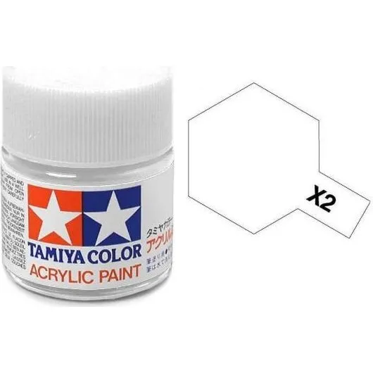 Tamiya X-2 Weiß glänzend 10ml Acryl