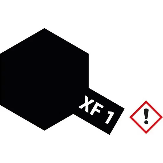 Tamiya XF-1 Schwarz matt 23ml Acrylfarbe
