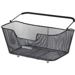 Basil Base L Drahtkorb feinmaschig schwarz 48×30×23 cm