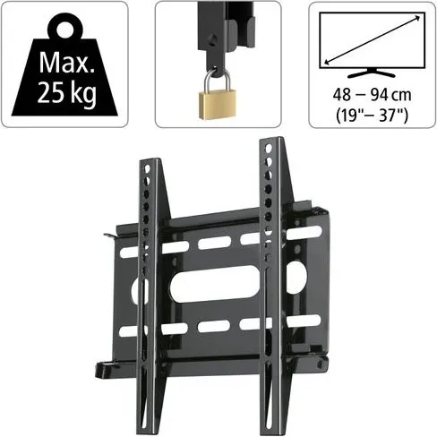Hama TV-Wandhalterung FIX Slim bis 37 Zoll