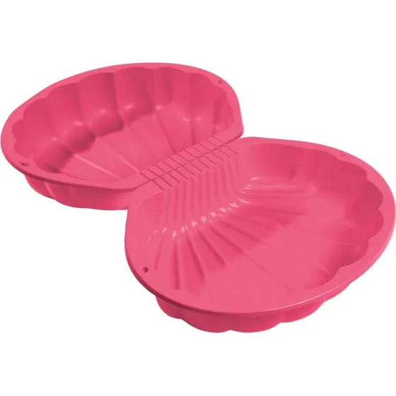 BIG Sandkasten Sandshell rosa, 88 x 73 cm, Wasserschale & Sandspielplatz