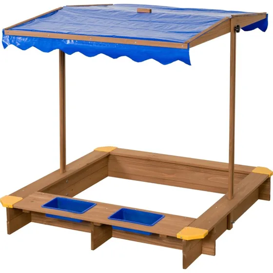 SwingKing Sandkasten Ibiza aus FSC-Holz