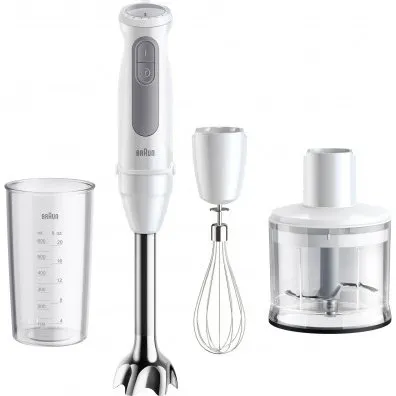 Braun MQ50236M MultiQuick 5 Vario Stabmixer, 1000 W, Wei