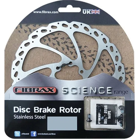 Fasi Fibrax Niro Bremsscheibe 180 mm, silber, 6-Loch