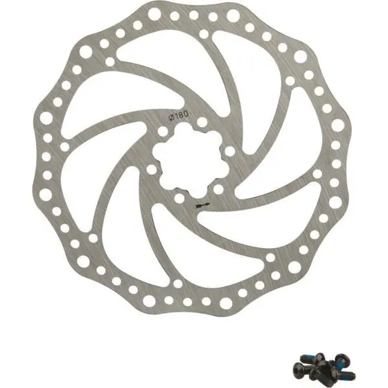 Zoom Bremsscheibe 180mm 6-Loch Silber