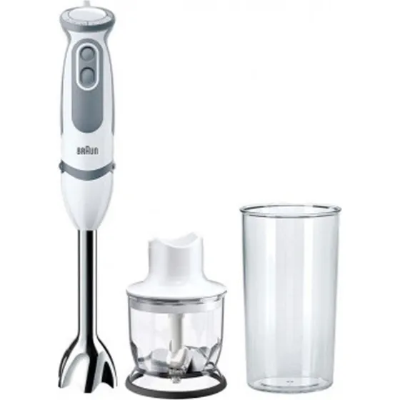 Braun MQ 5220 Multiquick 5V Stabmixer 1000W, weiß/grau