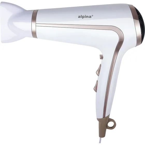 Alpina Haartrockner 230V 1600-2000W Wei-Rose-Gold