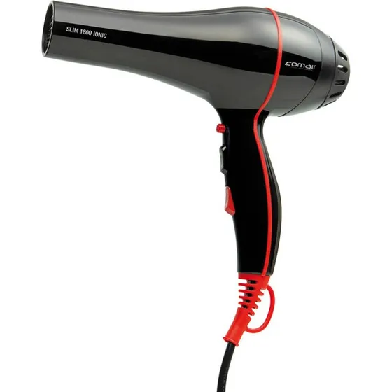 Comair HT Slim 1800W Haartrockner mit Ionen-Technologie, schwarz