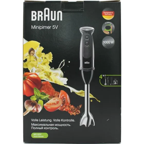 Braun MultiQuick 5 MQ 5237 BK Stabmixer 1000W Schwarz